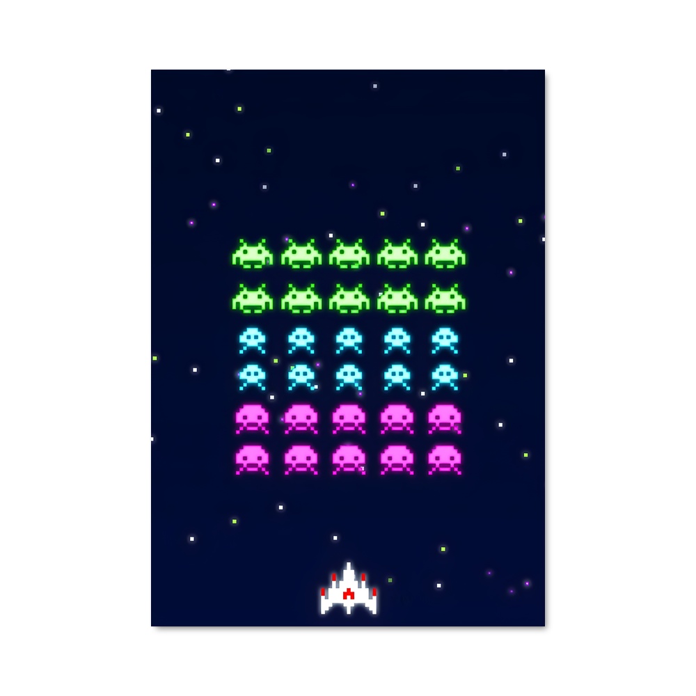 Poster Space Invaders: L’Invasion Retro